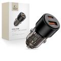 Încărcător auto cu două porturi Tech-Protect CC03 95W - negru