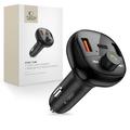 Tech-Protect CC06 72W Încărcător auto / Transmițător FM - Negru