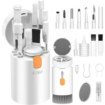Set de curățare Tech-Protect CS01 20 în 1 - alb