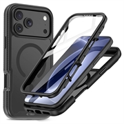 Husă iPhone 18 Pro Max/17 Pro Max Tech-Protect Defense360 MagSafe cu protecție pentru ecran - Negru mat