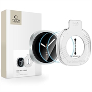 Protector de ecran din sticlă temperată Tech-Protect Easy Set+ pentru Samsung Galaxy Watch8/9 – 44mm – 2 buc. – transparent