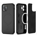 Husa din Silicon iPhone 11 Pro - Tech-Protect Icon - Compatibila MagSafe - Negru