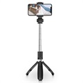 Selfie Stick Bluetooth cu Trepied Tech-Protect L01S - Negru