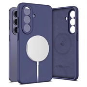 Husă din silicon lichid Samsung Galaxy S26 Tech-Protect - MagSafe compatibil - Violet de cobalt
