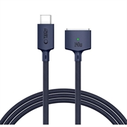 Cablu Tech-Protect MMC01 Ultraboost USB-C la MagSafe 3, 140W - 2m - Albastru închis