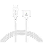 Cablu Tech-Protect MMC01 Ultraboost USB-C la MagSafe 3, 140W - 2m - alb