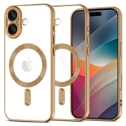 Husă iPhone 17 Tech-Protect MagFlex - Compatibilă cu MagSafe - Transparent / Auriu
