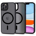 Husă Magmat Tech-Protect pentru iPhone 11 Pro - Compatibilă MagSafe - Negru Translucid