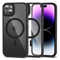 Husă Magmat Tech-Protect pentru iPhone 15 - Compatibilă MagSafe - Negru / Clar