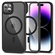 Husă Magmat Tech-Protect pentru iPhone 15 Plus - Compatibilă MagSafe - Translucid Negru