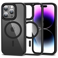 Husă Magmat Tech-Protect pentru iPhone 15 Pro - Compatibilă MagSafe - Translucid Negru