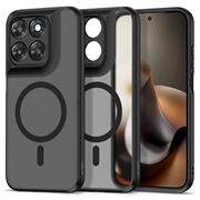 Husă Motorola Moto G77/G67 Tech-Protect Magmat - Compatibilă MagSafe - Negru Mat