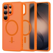 Husă Magmat Tech-Protect pentru Samsung Galaxy S26 Ultra - Compatibilă MagSafe - Portocaliu mat