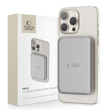 Baterie Externă Magnetică Wireless Tech-Protect PB10 LifeMag - 15W - Titan
