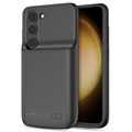 Husă cu Baterie Externă Samsung Galaxy S23+ 5G - Tech-Protect Powercase (Ambalaj Deschis - Vrac) - Negru