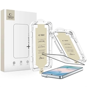 Folie de protecție pentru ecran din sticlă temperată Samsunga Galaxy S26+ Tech-Protect Quick Set AR+ - Margine neagră