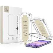 Folie de protecție pentru ecran din sticlă temperată Samsung Galaxy S26 Ultra Tech-Protect Quick Set AR+ - Margine neagră