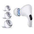 Dopuri Urechi Silicon AirPods Pro/AirPods Pro 2 - Tech-Protect - S, M, L - Alb