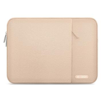 Tech-Protect Sleevy Laptop Sleeve cu buzunar lateral - 15-16" - Caffe Latte