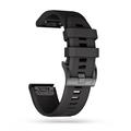 Tech-Protect Smooth Smooth curea universală de silicon Garmin - 26mm - negru