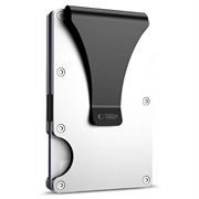 Tech-Protect Thorn - Portcard/portofel RFID - Argintiu metalizat