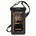 Husă universală impermeabilă și plutitoare Tech-Protect UWC7 pentru telefoane de 6.9" - Negru