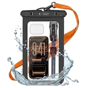 Tech-Protect UWC9 Universal Waterproof Case - 8.9" - Negru / Portocaliu