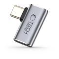 Tech-Protect UltraBoost AA01 Adaptor USB-C cu unghi drept - 40Gbps - Gri