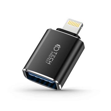 Tech-Protect UltraBoost Lightning to USB-A Adapter - Negru