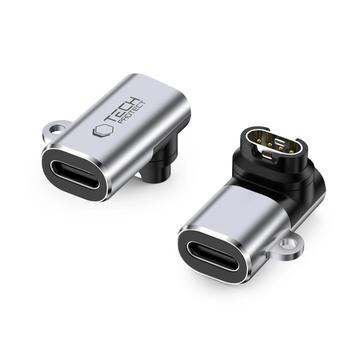 Adaptor Tech-Protect UltraBoost USB-C pentru ceasuri Garmin - 5W - Gri