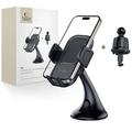 Suport auto universal Tech-Protect V8 2 în 1 - 53-96mm - negru
