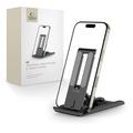 Suport pliabil din aluminiu Tech-Protect Z5 pentru smartphone-uri, tablete și cititoare electronice - 4" - 8.3" - Negru