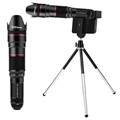 Telescop Obiectiv Cameră cu Trepied - Zoom Optic 50X - Negru