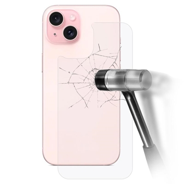 Capac Protecție Spate Sticlă Temperată iPhone 15 Plus - 9H - Clar