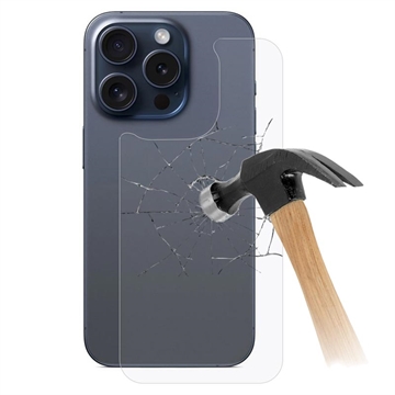 Capac Protecție Spate Sticlă Temperată iPhone 15 Pro Max - 9H - Clar