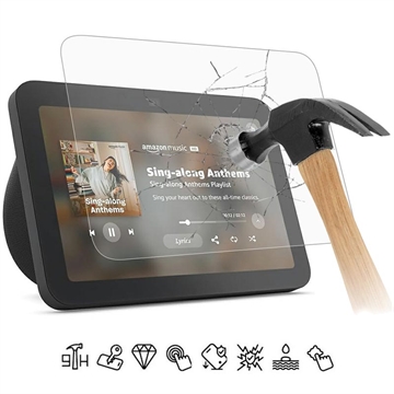 Protector de ecran din sticlă călită Amazon Echo Show 8 (2025) - 9H - Case Friendly - Transparent