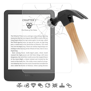 Protector de ecran din sticlă călită Amazon Kindle Colorsoft Signature Edition - 9H - Case Friendly - Transparent