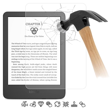 Protector de ecran din sticlă călită Amazon Kindle Colorsoft - 9H - Case Friendly - Transparent