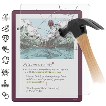 Protector de ecran din sticlă călită Amazon Kindle Scribe Colorsoft - 9H - Case Friendly - Transparent