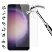Samsung Galaxy S25 Edge Protector de ecran din sticlă călită cu deblocare prin amprentă - Transparent