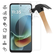 Protector de ecran din sticlă călită Motorola Moto G Play (2026) - 9H - Case Friendly - Transparent