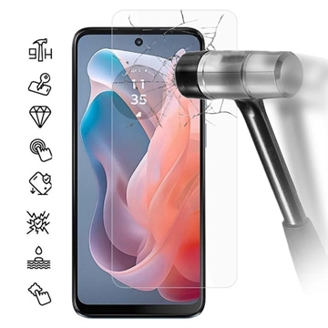 Geam Protectie Ecran Sticla Temperata Motorola Moto G04 - 9H, 0.3mm - Case Friendly  - Transparent