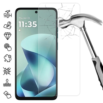 Protector de ecran din sticlă călită Motorola Moto G57 Power - 9H - Case Friendly - Transparent