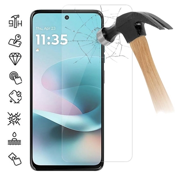 Protector de ecran din sticlă călită Motorola Moto G67 Power - 9H - Case Friendly - Transparent