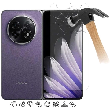 Protector de ecran din sticlă călită Oppo Find N5 - 9H - Case Friendly - Transparent