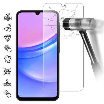 Protector de ecran din sticlă călită Samsung Galaxy A07 4G/A06 - 9H - Case Friendly - Transparent