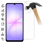 Protector de ecran din sticlă călită Samsung Galaxy A07s - 9H - Case Friendly - Transparent