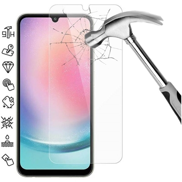 Protector de ecran din sticla securizata Samsung Galaxy A25 - Case Friendly - Transparent