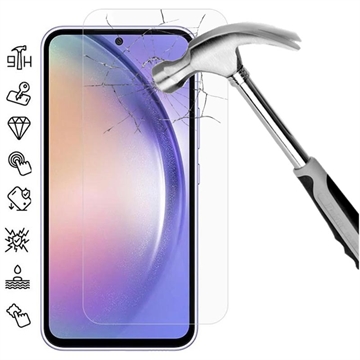 Protector de ecran din sticla securizata Samsung Galaxy A55 - Case Friendly - Transparent