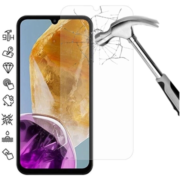 Protector de ecran din sticla securizata Samsung Galaxy M15 - Case Friendly - Transparent